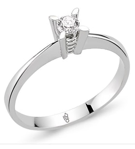 Romeo Pırlanta 0.20 Ct Tektaş Yüzük RM20016 (Çok Renkli)