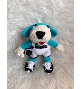 Topçu Köpek Amigurumi Organik Oyuncak