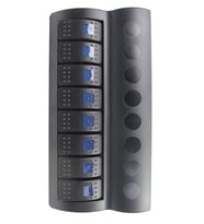 BFY Marin Otomatik Sigortalı Switch Panel, 8 Anahtar, Mavi (STD)
