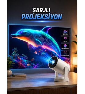 Taşınabilir Sinema Oyun Projektörü Akıllı Projeksiyon 11