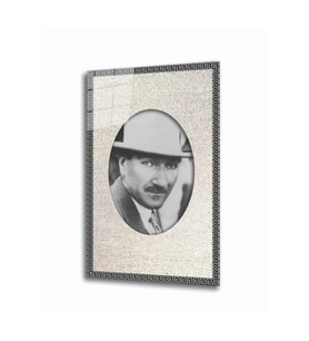 Miyrem Glasses Collection -A1^#  Atatürk Cam Dayanıklı Temperli Cam Tablo 4 mm (Çok Renkli)