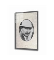Miyrem Glasses Collection -A1^#  Atatürk Cam Dayanıklı Temperli Cam Tablo 4 mm (Çok Renkli)