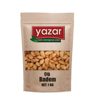 Yazar Kuruyemiş Çiğ Badem İçi  1 Kg