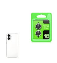 Apple iPhone 17 Uyumlu Zore CL-07 Kamera Lens Koruyucu (Gümüş)