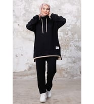 Ayende Tunik Pantolon İkili Takım 1258 - Siyah