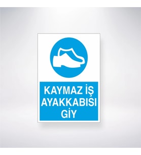 Kaymaz İş Ayakkabısı Giy