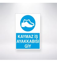 Kaymaz İş Ayakkabısı Giy