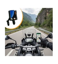 Evrensel Motosiklet Telefon Tutucu – Kaymaz, Kilitlenebilir Güvenli Tutuşlu, 360° Ayarlanabilir Gidon Bağlantılı Akıllı Telefon Aparatı (5343)