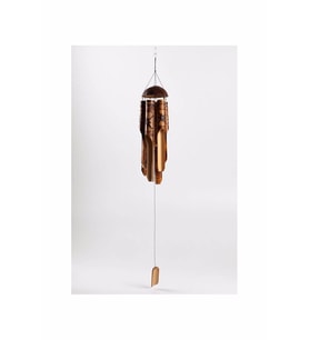 Bambu Coconat Kafalı Rüzgar Çanı 50 Cm