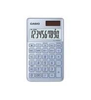 CASIO SL1000SC-BU-N-DP 10 HANE HESAP MAKİNESİ - MAVİ