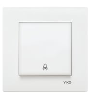 VİKO Karre Zil Anahtarı Beyaz (Çerçevesiz) 90967Z06 VİKO