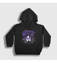 Presmono Unisex Çocuk Siyah Just More Cat Kedili Kapüşonlu Sweatshirt 450772tt