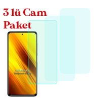 Poco X3 Uyumlu Temperli Kırılmaz Cam Ekran Koruyucu 3 Lü Set