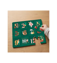 Sayıları Öğrenelim Tasarımlı 24 Parça Ahşap Çocuk Puzzle MPK0503