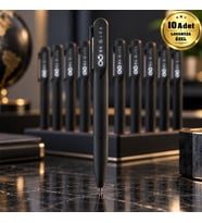 Logonuza Özel 10 Adet 1250 Işıklı Metal Tükenmez Kalem