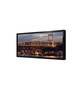 Gece Boğaziçi Köprüsü Çerçeveli Mdf Tablo
