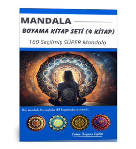 Mandala Boyama Kitap Seti (4 Kitap)