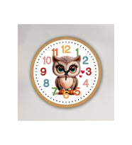 bilge Tasarım Çocuk odası Duvar Saati 30 x 30 CM (Karışık)