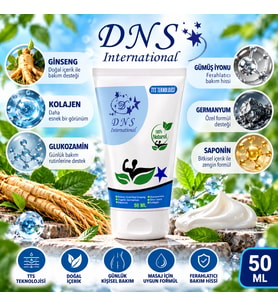 DNS International Ginseng Kolajen Glukozamin ve Gümüş İyonlu Masaj Kremi 50 ml