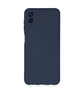 Samsung Galaxy A04e Kılıf Nano İçi Kadife Silikon - Lacivert