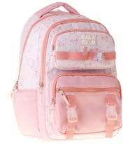 Calacilo Pleasant Kız Çocuk Kedi Baskılı Pembe İlkokul Okul Sırt Çantası - Beş Bölmeli - C4050