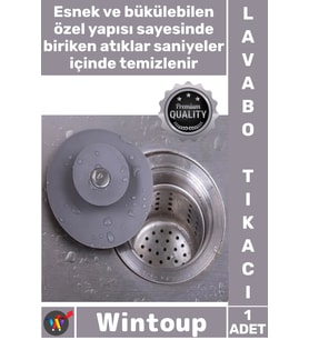 #LavaboTıkacı Mutfak Banyo Süzgeci Tıkanıklık Önleyici Esnek Silikon Saç Tahliye Lavabo Küvet Tıkacı