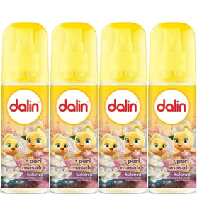 Dalin Bebek Kolonyası 150ML Peri Masalı (Yasemin-Portakal Çiceği-Paçuli Kokulu) (4 Lü Set)