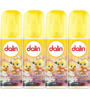 Dalin Bebek Kolonyası 150ML Peri Masalı (Yasemin-Portakal Çiceği-Paçuli Kokulu) (4 Lü Set)