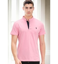 T9560 DEWBERRY T-SHIRT-PEMBE