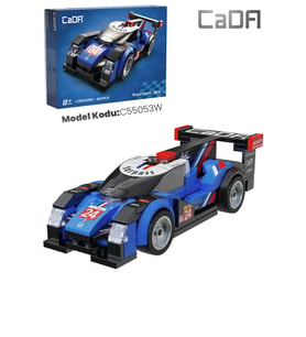 CADA Çek Bırak Supersonic Star 164 Parça Araba Yapım Seti Blok Araba -FFC55053W-164P