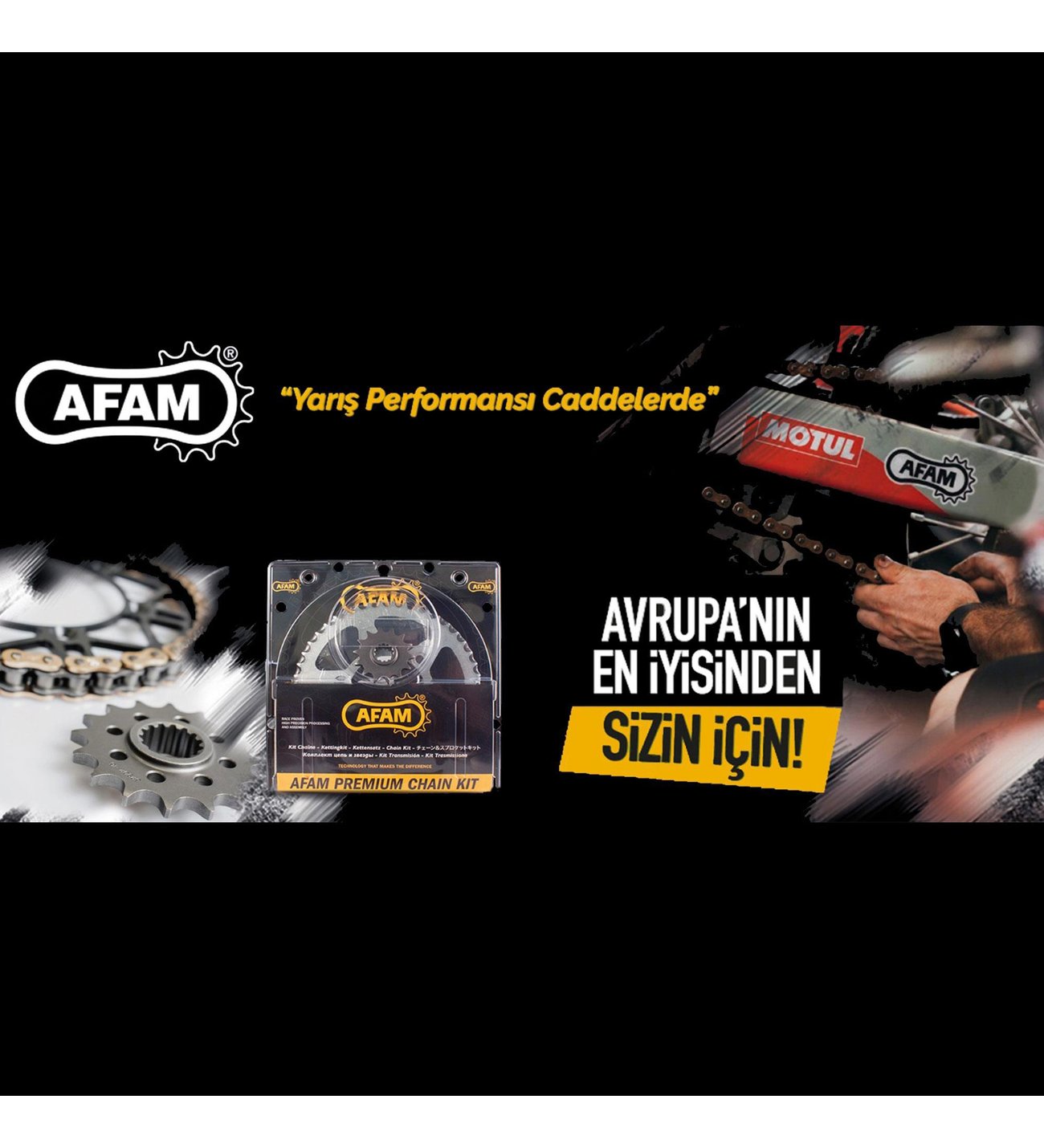 AFAM A525-108XHR3-G 1995-2002 Kawasaki Ninja ZX-6R (ZX600) Uyumlu