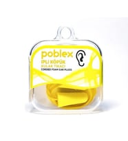 Poblex İPLİ Köpük Kulak Tıkacı - Kulak Koruyucu Tıpası