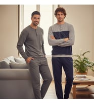 Erkek Pamuklu Bohçalık Ve Çeyizlik 2 Adet 2'li Pijama Takımı BB2478