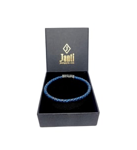 JTSS26BLK1716 VİNTAGE ALAŞIMLI METAL KİLİTLİHAKİKİ DERİ KUTULU GARANTİLİ JANTİ BİLEKLİK