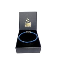 JTSS26BLK1716 VİNTAGE ALAŞIMLI METAL KİLİTLİHAKİKİ DERİ KUTULU GARANTİLİ JANTİ BİLEKLİK