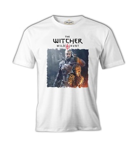 The Witcher 3 - Wild Hunt Beyaz Erkek Tshirt