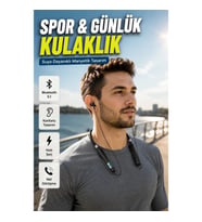 IPX4 Suya Dayanıklı Manyetik Kablosuz Kulaklık – Düşük Gecikmeli Oyun Modu