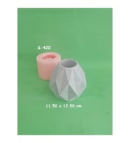Geometrik Vazo Silikon Kalıp