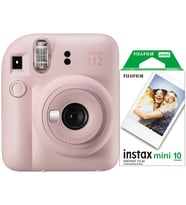 Fujifilm İnstax Mini 12 Fotoğraf Makinesi+Askı+pil+10'lu film (pembe)