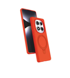 Xiaomi Redmi Note 14 Pro 4g Regal Magsafe Standlı Kapak - Turuncu