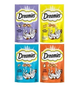 Dreamies Süper Karışık Kedi Ödülü 12 Paket