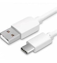 Android Telefonlar ile Uyumlu Type-C USB Kablo 1 M Kutusuz Beyaz