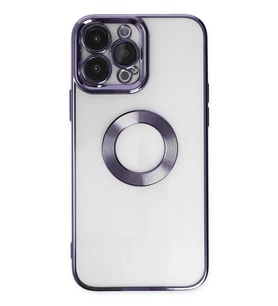 Newface Apple iPhone 14 Pro Kılıf Slot Silikon - Mor
