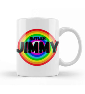 Jimmy Butler   Basketball gifts Vintage Retro Rainbow Quotes For BOYS AND Dad Kupa Bardak Porselen