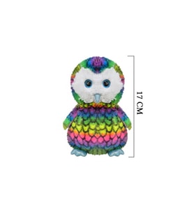 Baykuş Peluş Oyuncak 17 cm (Çok Renkli)