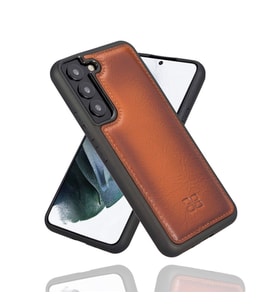 Bouletta Samsung Galaxy S22 Uyumlu Deri Arka Kapak RST2EF Taba