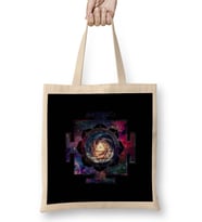 Sri Yantra Sri Chakra 01 Bez Çanta Uzun Saplı