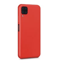 Samsung Galaxy A12 Premium Silikon Kılıf Bordo