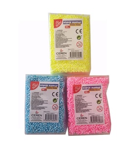 Köpük Hamur 5 Renk 5 Gr 1 Paket Kurumayan Köpük Oyun Hamuru Hafif Yumuşak Hamur Okul Öncesi Anasınıfı Kreş Etkinlikleri (Çok Renkli)