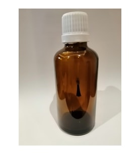 50cc Kahverengi Fırça Başlıklı Cam Şişe,amber Şişe,100 Adet